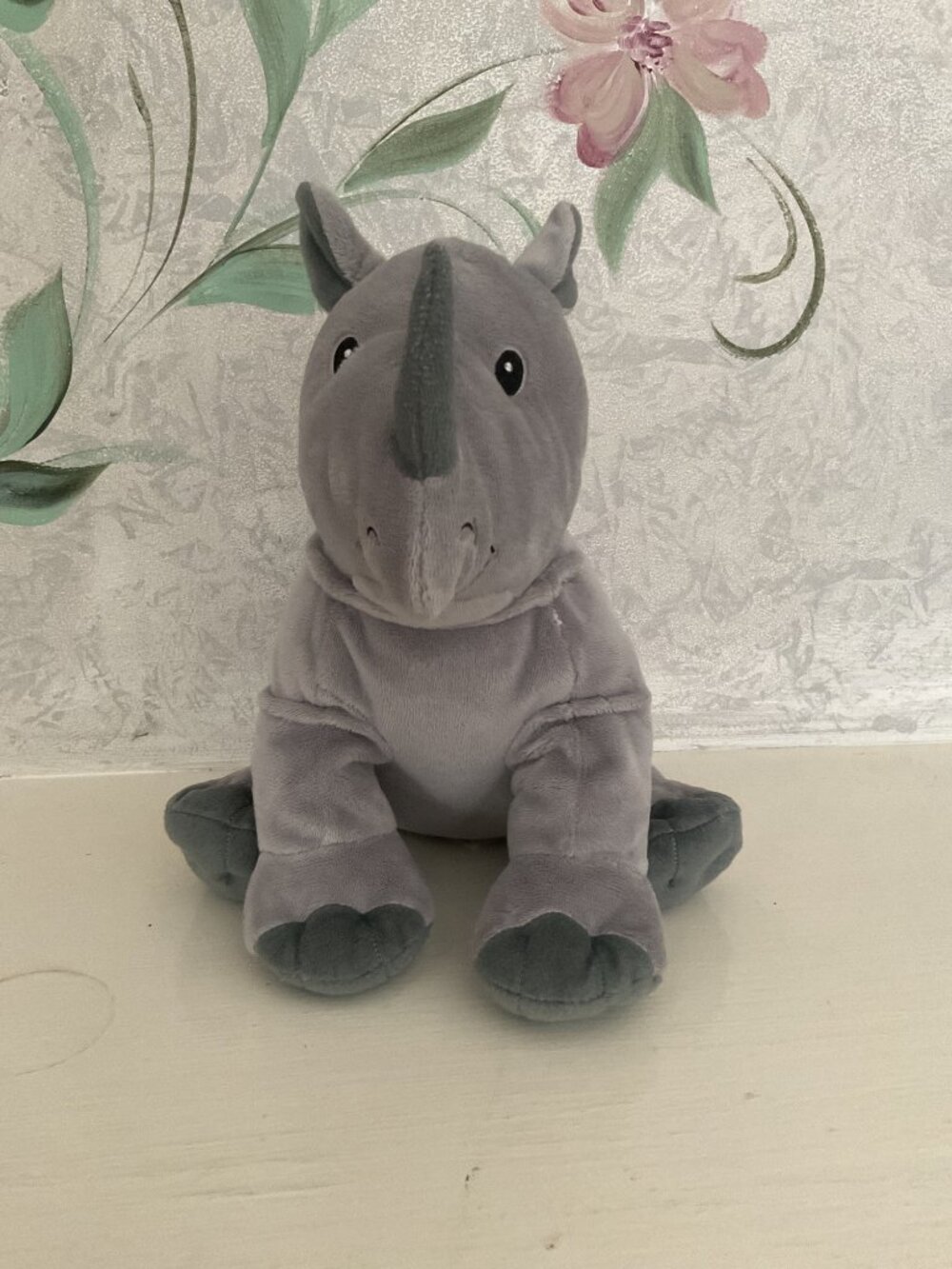 Kohls Cares Rhino Plush Stuffed Animal Grey 11” I Know A Rhino Book Character